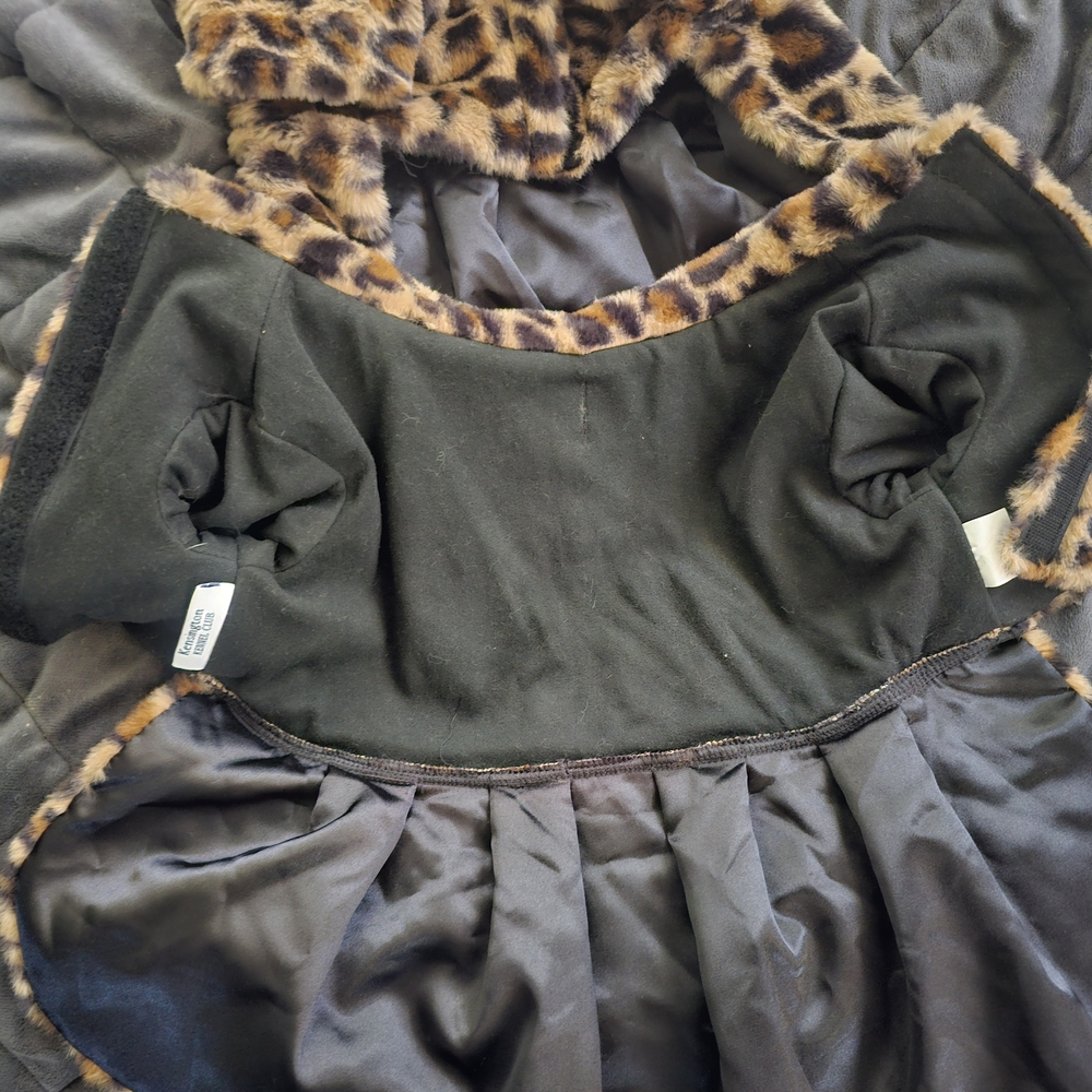 Leopard🧸🧸 Print Faux Fur Kids Coat